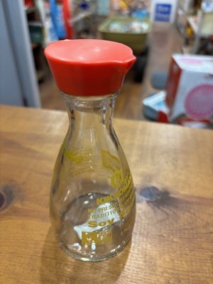 画像3: USA　キッコーマン　醤油ビン！（レッドキャップ）