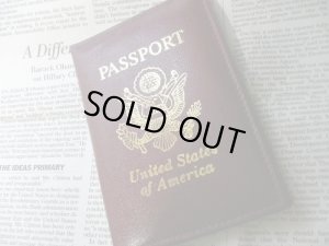 画像1: デットストック！USA パスポートケース