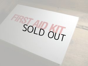 画像1: ヴィンテージFIRST AID KIT　ホワイト