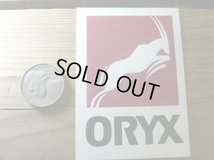 画像1: USA　企業ステッカーORYX