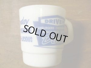 画像1: Milky Glass Mug　DRIVEIN