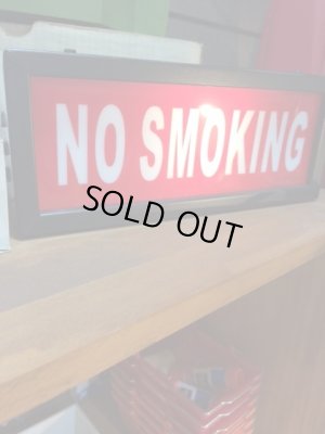 画像1: アメリカンサインランプ ノースモーキング NO SMOKING