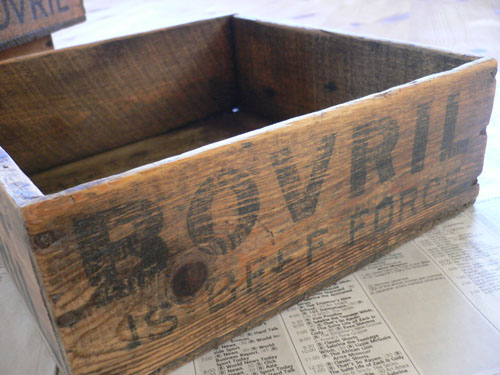 BOVRIL木製ボックス