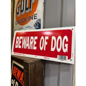 画像: アメリカン看板　BEWARE OF DOG  USA