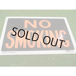 画像: NO　SMOKING　看板