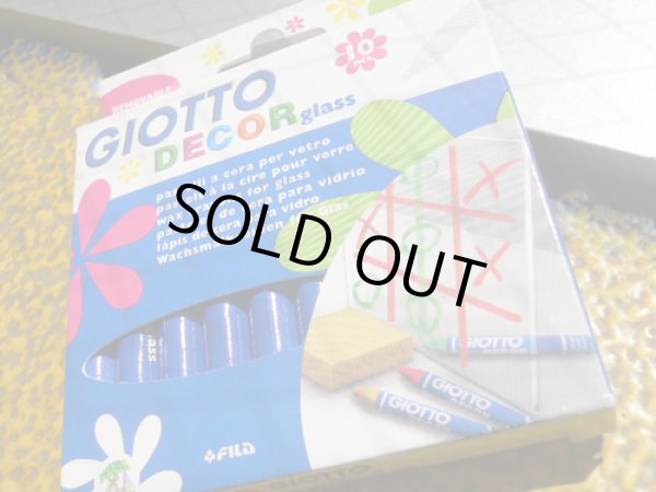 画像1: GIOTTO　DECOR　glass ガラスに書けるクレヨン