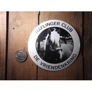 画像: ヴィンテージステッカー　HAFLINGER CLUB