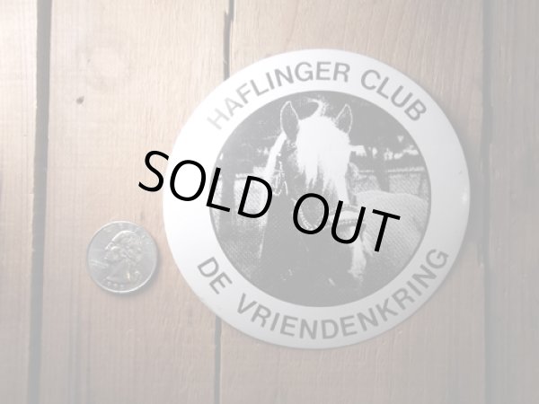 画像1: ヴィンテージステッカー　HAFLINGER CLUB