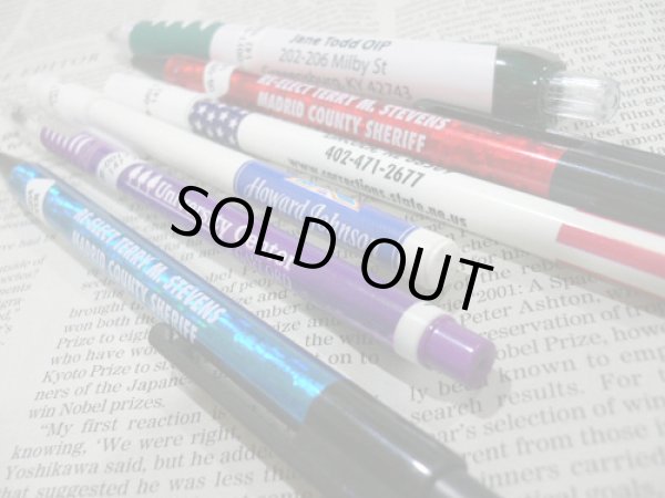 画像1: アドバタイジングペン　アソート6本セット