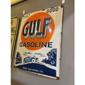 画像: GULF（ガルフ）ヴィンテージ看板