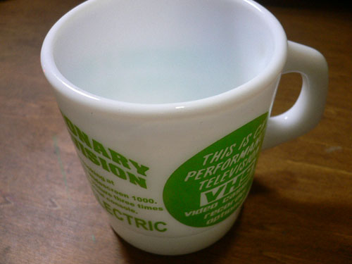 画像: Milky Glass Mug　VHS