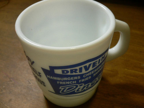 画像: Milky Glass Mug　DRIVEIN