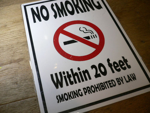 画像: ティンサイン　NO SMOKING！