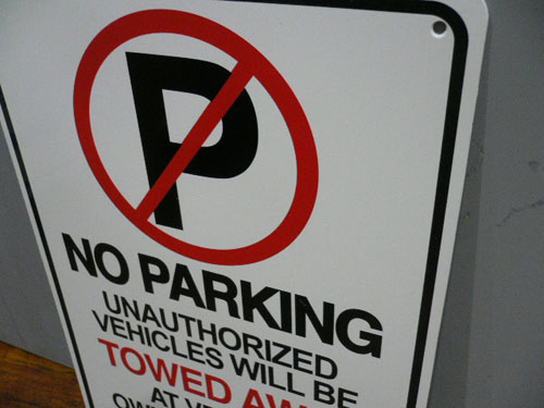 画像: アメリカン看板　駐車禁止！