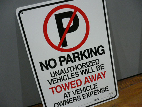 画像: アメリカン看板　駐車禁止！