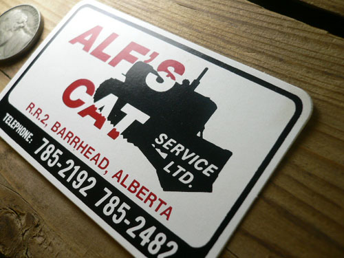 画像: USA企業ステッカー　ALF'S CAT