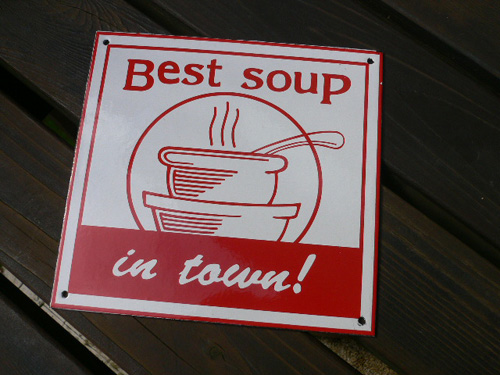 画像: ホーローサインプレート　Best　Soup