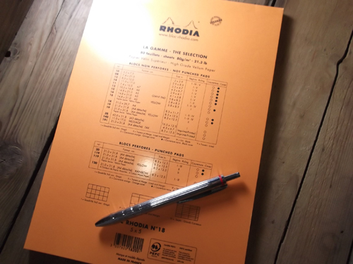 画像: メモパッド18　RHODIA ロディア☆オレンジ