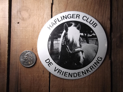 画像1: ヴィンテージステッカー　HAFLINGER CLUB