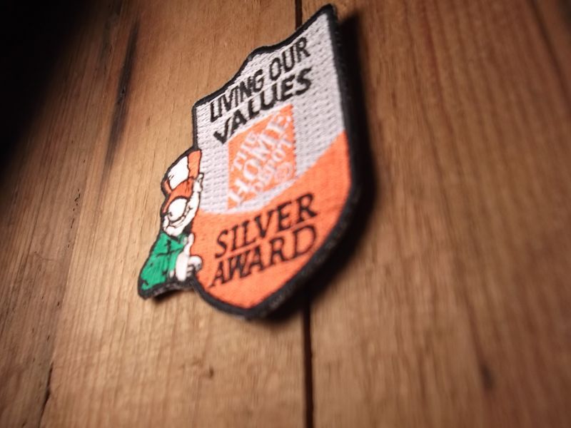 画像: ホームデポ（HOME　DEPOT）　ワッペン　SILVER