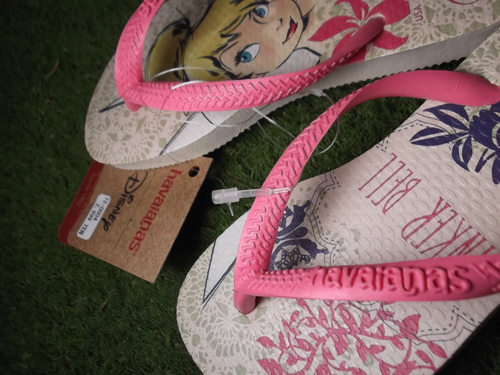 画像: ハワイアナス(havaianas)子供用ビーチサンダル　ティンカ―ベル