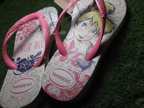 画像: ハワイアナス(havaianas)子供用ビーチサンダル　ティンカ―ベル