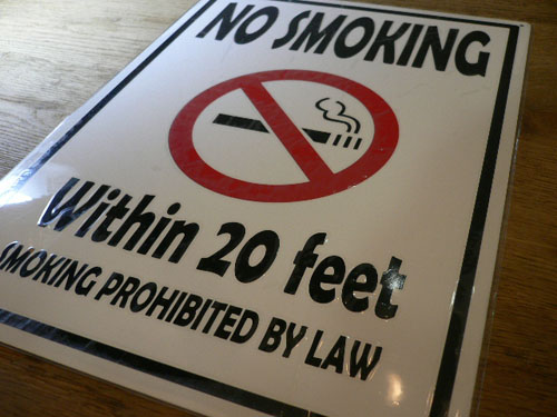 画像: ティンサイン　NO SMOKING！