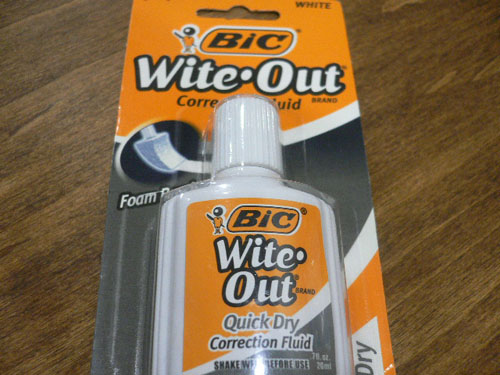 画像: Bic Wite Out 修正液