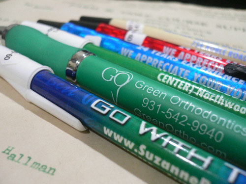 画像: アドバタイジングペン　アソート6本セット