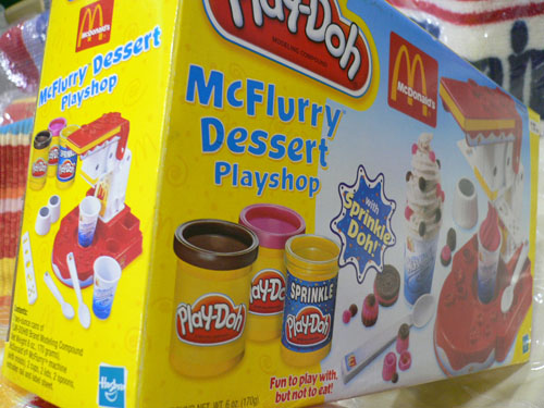 画像: MCFLURRY　PLAYSHOP　マックおもちゃ