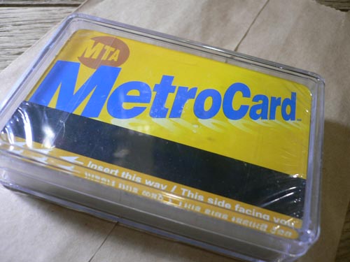 画像: トランプ　METRO　CARD