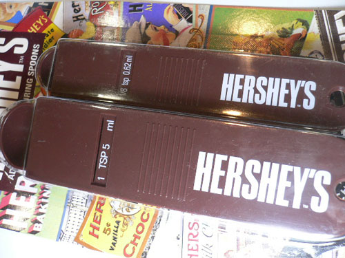 画像: HERSHEY'S 計量スプーン（２本セット）